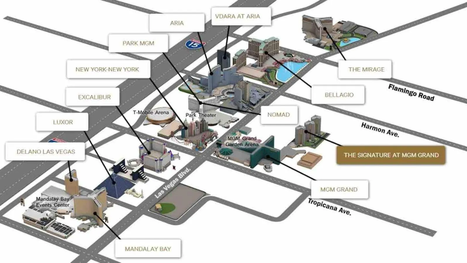 Ferienhaus Mgm 1 Bedroom Balcony And Or Studio Luxury Suites Las Vegas